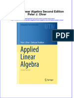 Textbook Applied Linear Algebra Second Edition Peter J Olver Ebook All Chapter PDF