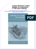 Textbook Americas Early Whalemen Indian Shore Whalers On Long Island 1650 1750 John A Strong Ebook All Chapter PDF