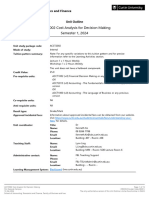 ACCT2002 Cost Analysis For Decision Making Semester 1 2024 Miri Sarawak Campus INT