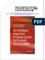Download textbook An Intelligent Inspection Planning System For Prismatic Parts On Cmms Slavenko M Stojadinovic ebook all chapter pdf 