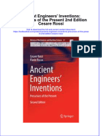 Download textbook Ancient Engineers Inventions Precursors Of The Present 2Nd Edition Cesare Rossi ebook all chapter pdf 