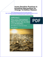 Full Chapter Applying Trauma Sensitive Practices in School Counseling Interventions For Achieving Change 1St Edition Rawson PDF