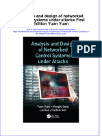 Download textbook Analysis And Design Of Networked Control Systems Under Attacks First Edition Yuan Yuan ebook all chapter pdf 