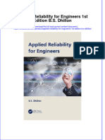 Download full chapter Applied Reliability For Engineers 1St Edition B S Dhillon pdf docx