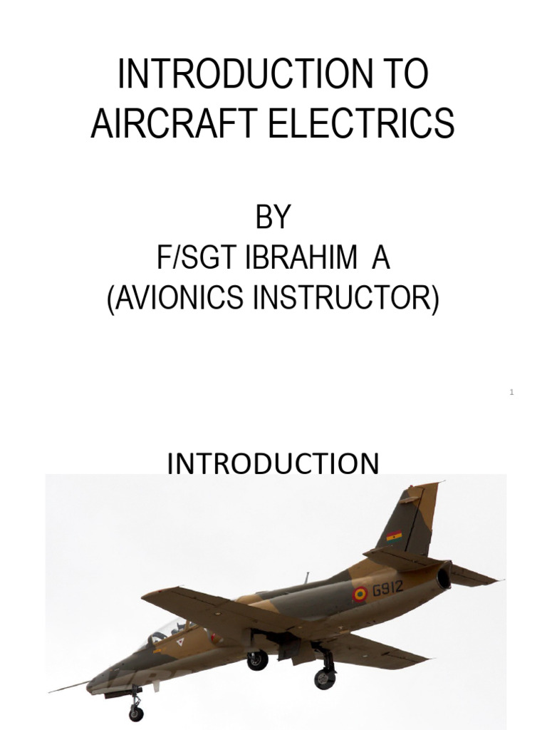 Aircraft Power Supply Systems Overview | PDF | Power Supply ...