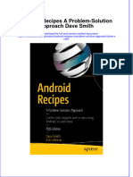 Textbook Android Recipes A Problem Solution Approach Dave Smith Ebook All Chapter PDF