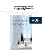 PDF Architectural Lighting Design A Practical Guide 1St Edition Admir Jukanovic Ebook Full Chapter