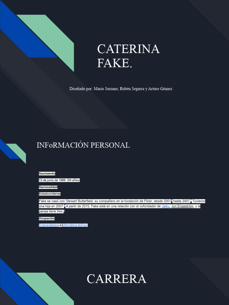 Caterina - Fake. | PDF