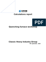 Calculation Report For Quenching Furnace Workshop - Ruth-Classic Group