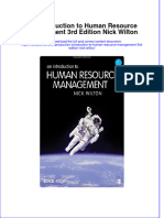 Download pdf An Introduction To Human Resource Management 3Rd Edition Nick Wilton ebook full chapter 