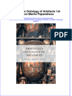 Download full chapter Aristotle S Ontology Of Artefacts 1St Edition Marilu Papandreou pdf docx