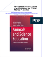Textbook Animals and Science Education Ethics Curriculum and Pedagogy 1St Edition Michael P Mueller Ebook All Chapter PDF