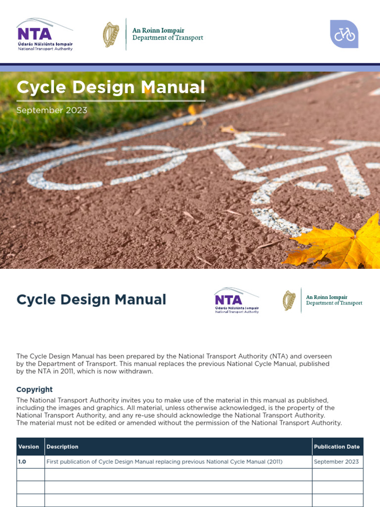 Cycle Design Manual - Sept. 2023 - Low Res | PDF | Cycling ...
