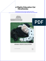 Textbook Animal Rights Education Kai Horsthemke Ebook All Chapter PDF