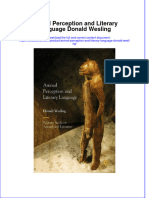 Textbook Animal Perception and Literary Language Donald Wesling Ebook All Chapter PDF