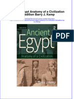 Download pdf Ancient Egypt Anatomy Of A Civilization 3Rd Edition Barry J Kemp ebook full chapter 
