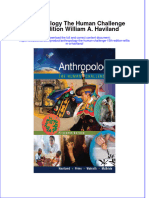 Textbook Anthropology The Human Challenge 15Th Edition William A Haviland Ebook All Chapter PDF