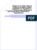 Download full chapter Artificial Intelligence For Cyber Defense And Smart Policing 1St Edition Edited By S Vijayalakshmi P Durgadevi Lija Jacob Balamurugan Balusamy And Parma Nand Edited By S Vijayalakshmi pdf docx