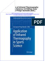 Download textbook Application Of Infrared Thermography In Sports Science 1St Edition Jose Ignacio Priego Quesada Eds ebook all chapter pdf 