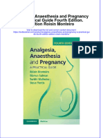 Download pdf Analgesia Anaesthesia And Pregnancy A Practical Guide Fourth Edition Edition Roisin Monteiro ebook full chapter 