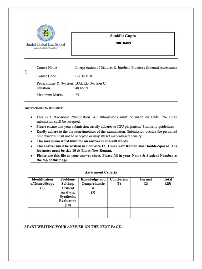 Interpretation of statutes pdf statutory interpretation legal