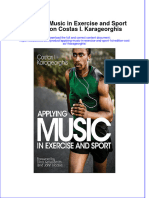 Download textbook Applying Music In Exercise And Sport 1St Edition Costas I Karageorghis ebook all chapter pdf 