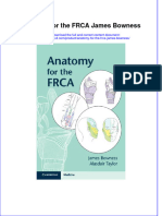 PDF Anatomy For The Frca James Bowness Ebook Full Chapter
