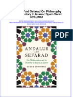 PDF Andalus and Sefarad On Philosophy and Its History in Islamic Spain Sarah Stroumsa Ebook Full Chapter