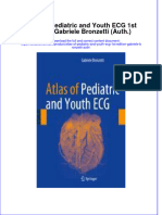 Textbook Atlas of Pediatric and Youth Ecg 1St Edition Gabriele Bronzetti Auth Ebook All Chapter PDF