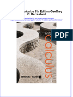 Download textbook Applied Calculus 7Th Edition Geoffrey C Berresford ebook all chapter pdf 
