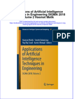 Textbook Applications of Artificial Intelligence Techniques in Engineering Sigma 2018 Volume 2 Hasmat Malik Ebook All Chapter PDF