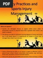 2 Safety Practices and Sports Injury Management