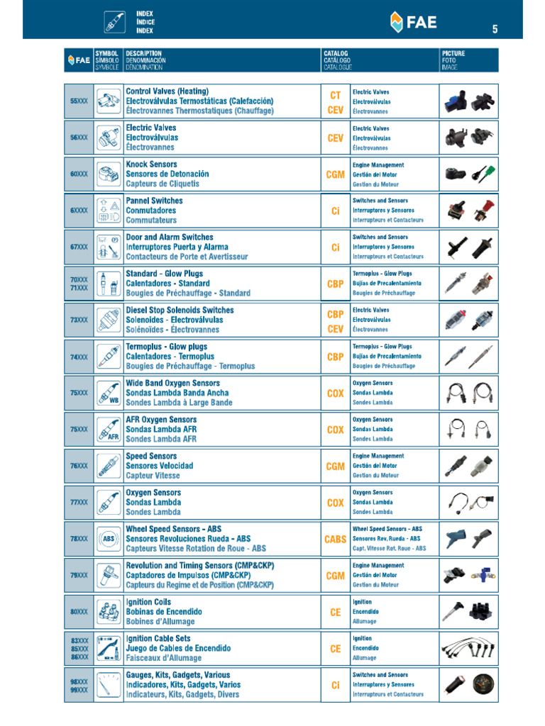 FAE O2 Sensor | PDF