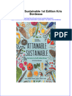 Download pdf Attainable Sustainable 1St Edition Kris Bordessa ebook full chapter 