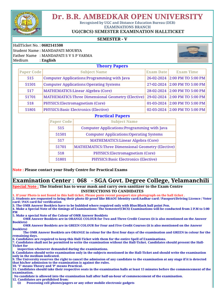 5th Sem HT | PDF | Mathematics