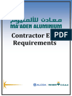 MAADEN SAFETY - CONTRACTOR EHS REQUIREMENTS