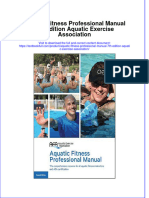 Download textbook Aquatic Fitness Professional Manual 7Th Edition Aquatic Exercise Association ebook all chapter pdf 