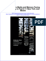 Download textbook Architecture Media And Memory Facing Complexity In Post 9 11 New York Joel Mckim ebook all chapter pdf 