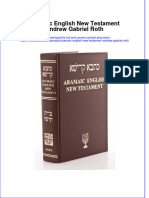 Textbook Aramaic English New Testament Andrew Gabriel Roth Ebook All Chapter PDF