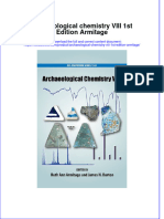 Download textbook Archaeological Chemistry Viii 1St Edition Armitage ebook all chapter pdf 