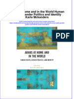 Download textbook Arabs At Home And In The World Human Rights Gender Politics And Identity Karla Mckanders ebook all chapter pdf 