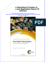 Textbook Aromatic Interactions Frontiers in Knowledge and Application Darren W Johnson Ebook All Chapter PDF