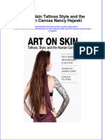 Textbook Art On Skin Tattoos Style and The Human Canvas Nancy Hajeski Ebook All Chapter PDF