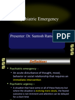 Santosh Emrgency in Psychiatry