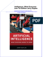 Textbook Artificial Intelligence What Everyone Needs To Know 1St Edition Jerry Kaplan Ebook All Chapter PDF