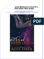 Download full chapter Bad Bridesmaid Billionaires Club 11 1St Edition Elise Faber Faber pdf docx