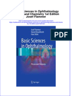 Textbook Basic Sciences in Ophthalmology Physics and Chemistry 1St Edition Josef Flammer Ebook All Chapter PDF