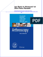 PDF Arthroscopy Basic To Advanced 1St Edition Pietro Randelli Ebook Full Chapter