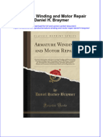 PDF Armature Winding and Motor Repair Daniel H Braymer Ebook Full Chapter