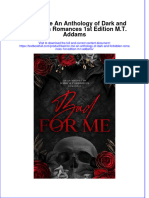Full Chapter Bad For Me An Anthology of Dark and Forbidden Romances 1St Edition M T Addams PDF